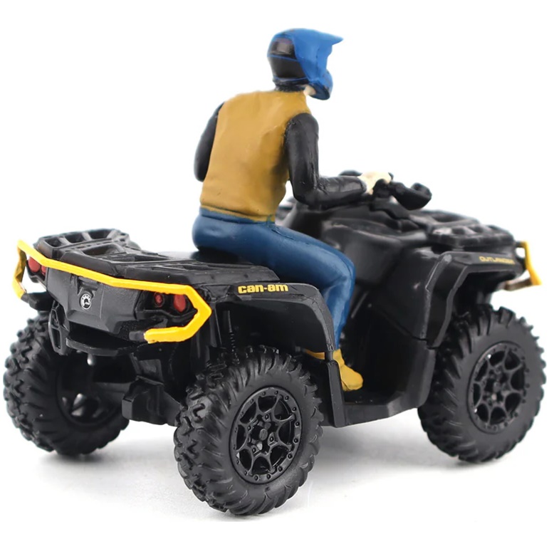 CAN-AM Outlander XT-P 1000R Quad with Figure - Black - Image 1
