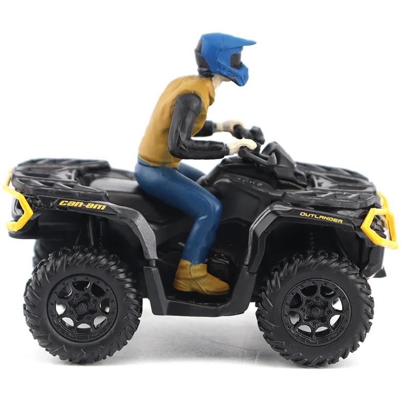 CAN-AM Outlander XT-P 1000R Quad with Figure - Black - Image 2