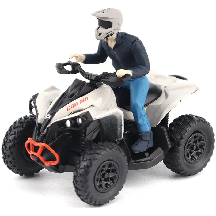 CAN-AM Renegade X XC 1000R Quad with Figure - White
