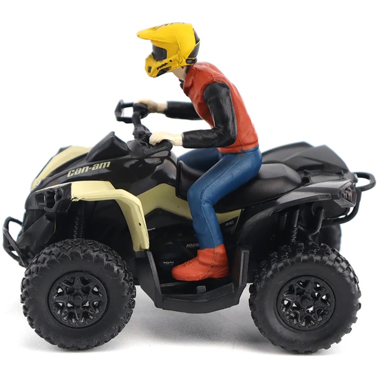 CAN-AM Renegade X XC 1000R Quad with Figure - Black/Yellow - Image 1