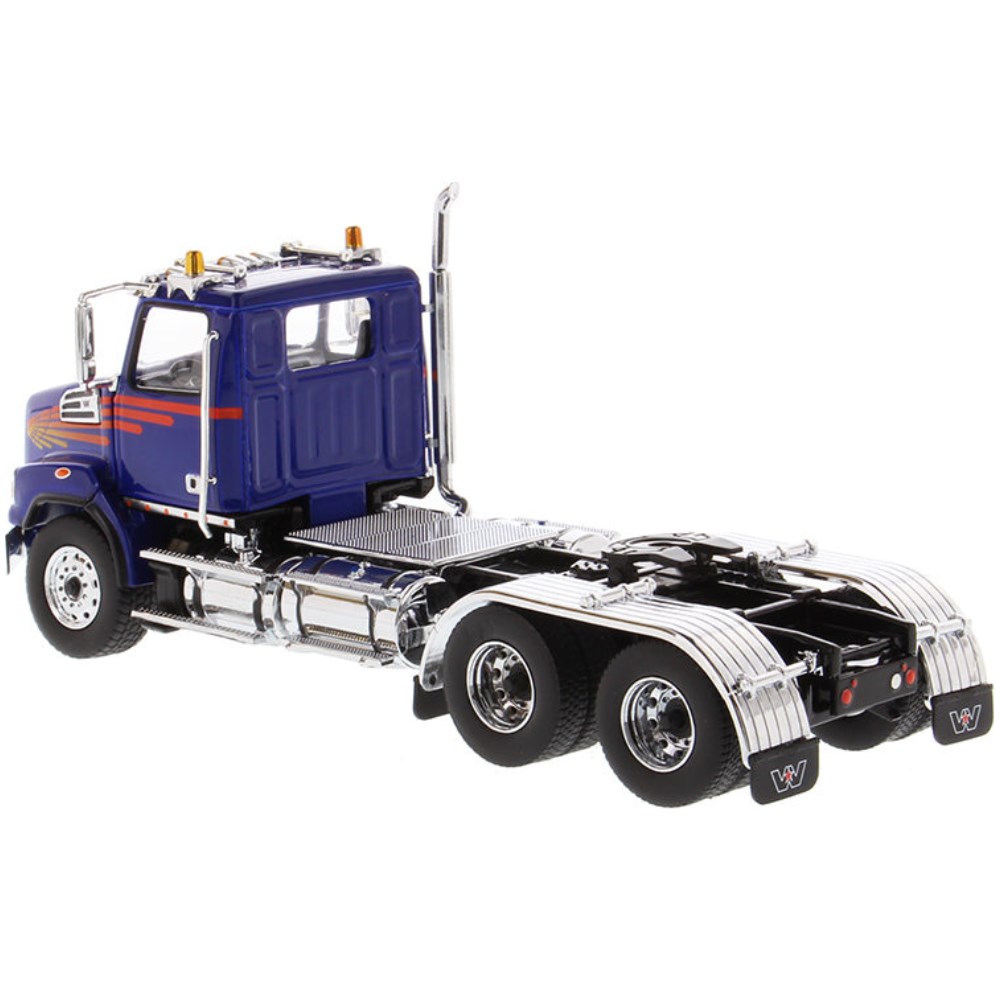 Western Star 4700 SB Tandem Truck - Blue - Image 1