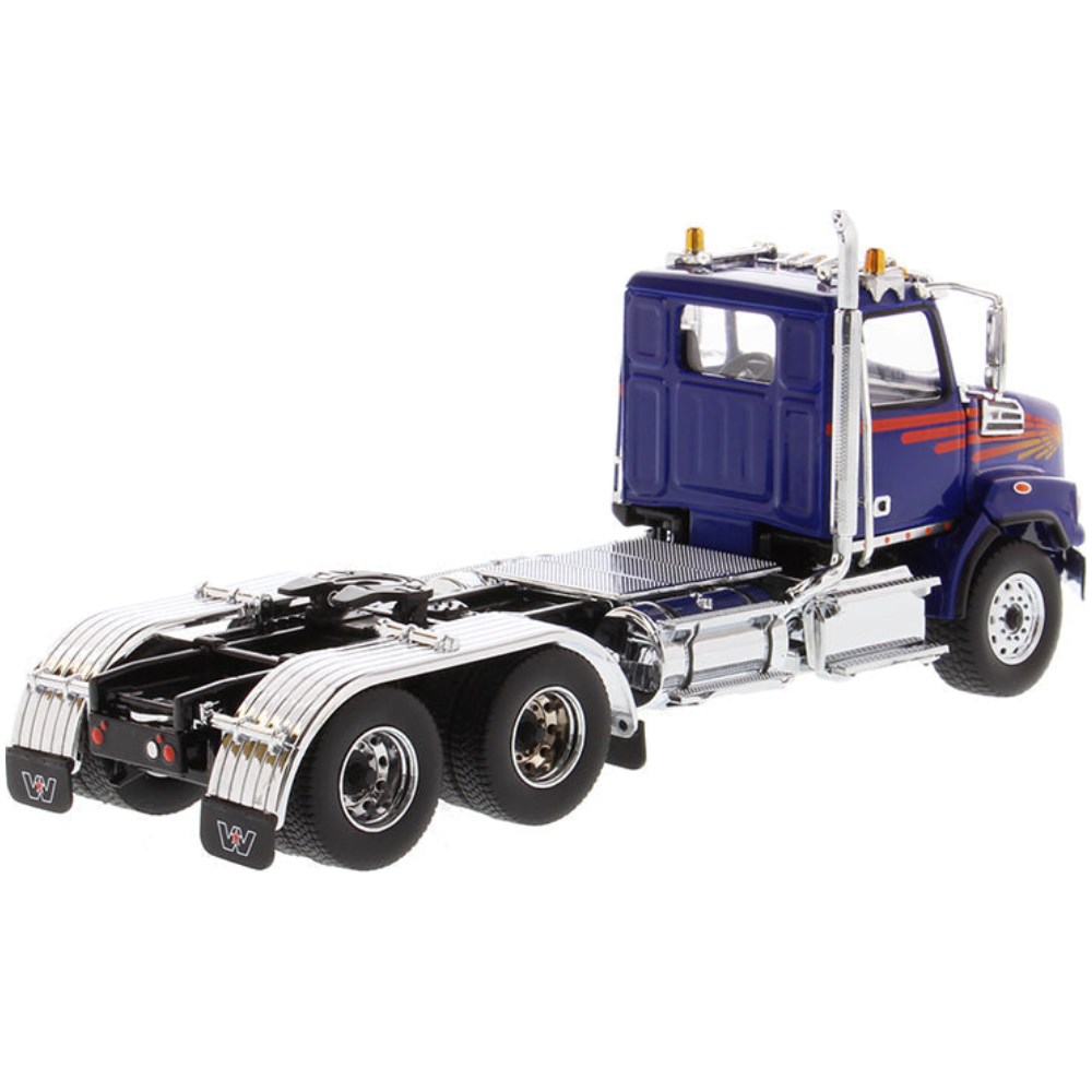 Western Star 4700 SB Tandem Truck - Blue - Image 3