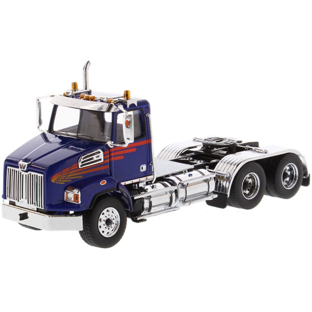 Western Star 4700 SB Tandem Truck - Blue