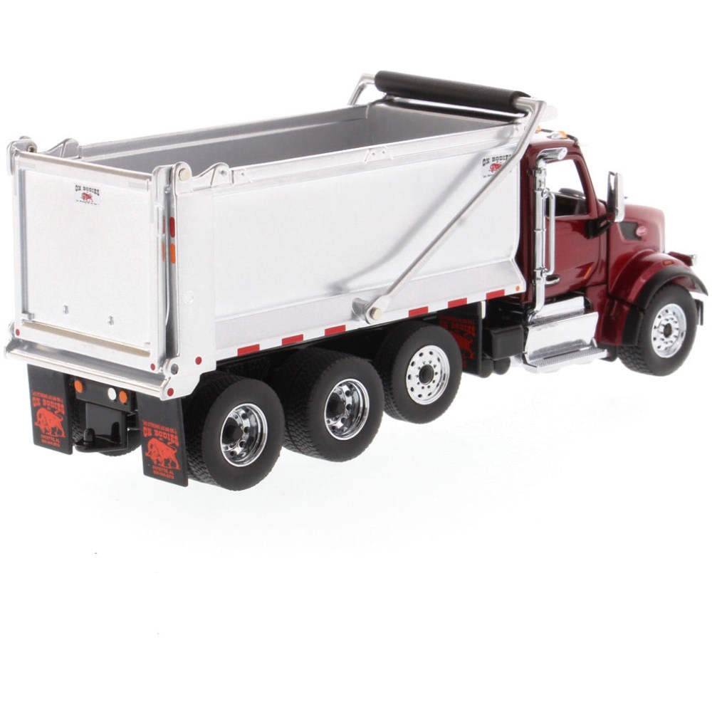 Peterbilt Model 567 SFFA with OX Stampede Dump Truck - Red - Image 1