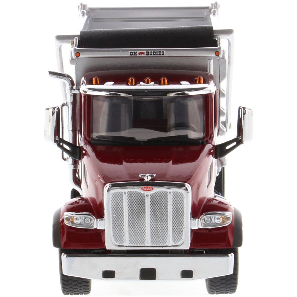 Peterbilt Model 567 SFFA with OX Stampede Dump Truck - Red - Image 2