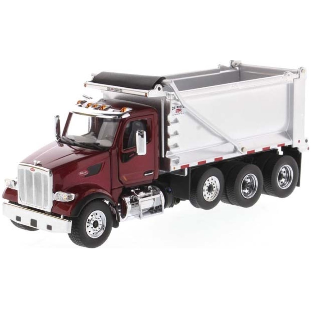 Peterbilt Model 567 SFFA with OX Stampede Dump Truck - Red - Image 3