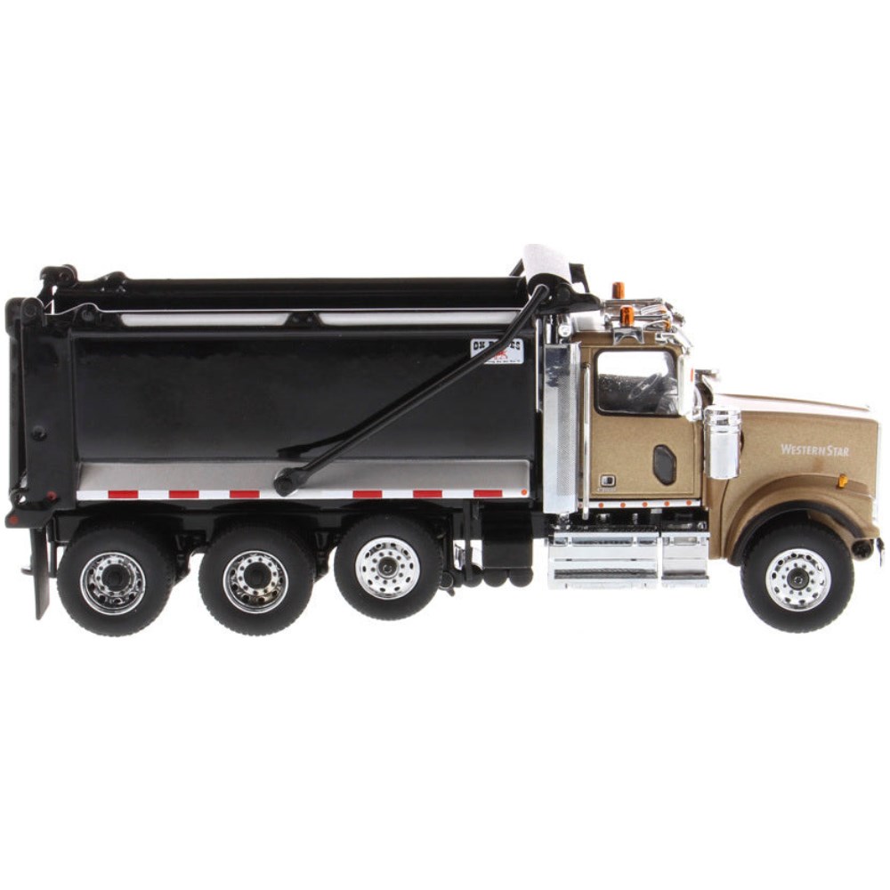 Western Star 4900 SFFA with Stampede Dump Truck - Gold/Black - Image 4