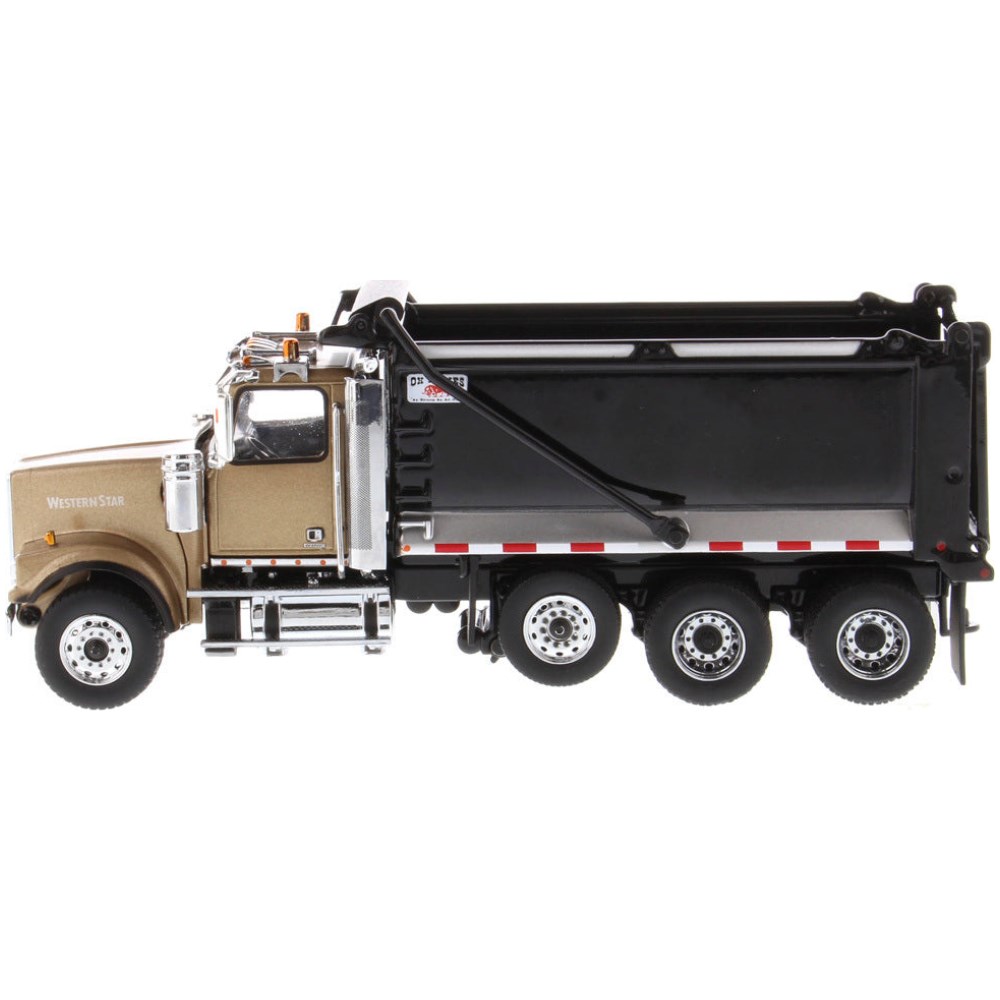 Western Star 4900 SFFA with Stampede Dump Truck - Gold/Black - Image 6