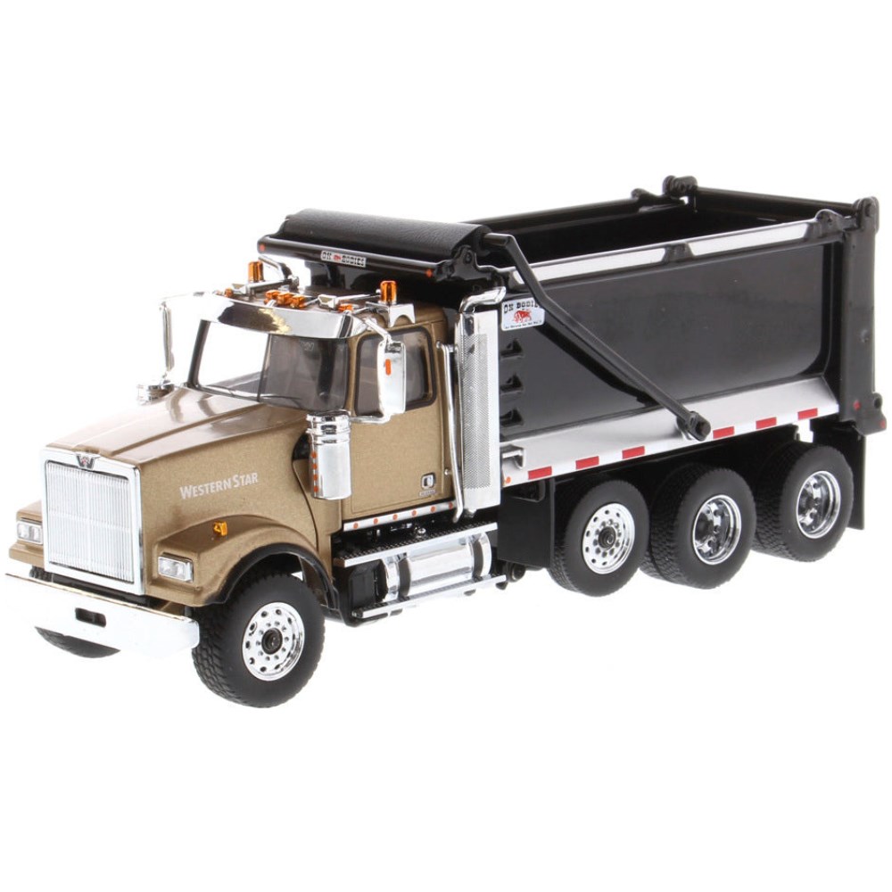 Western Star 4900 SFFA with Stampede Dump Truck - Gold/Black