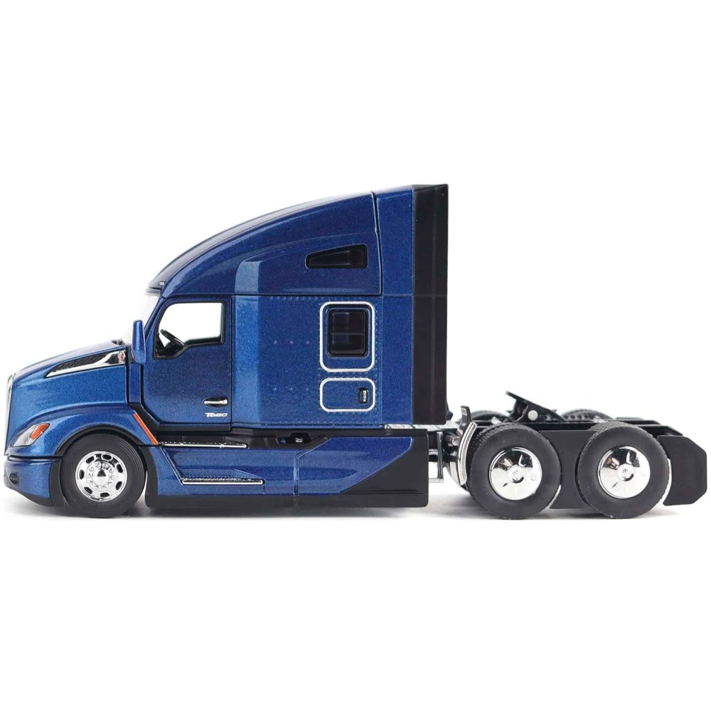 Kenworth T680 Next Gen 76' High Roof Sleeper Cab Tandem Tractor - Deep Blue - Image 1