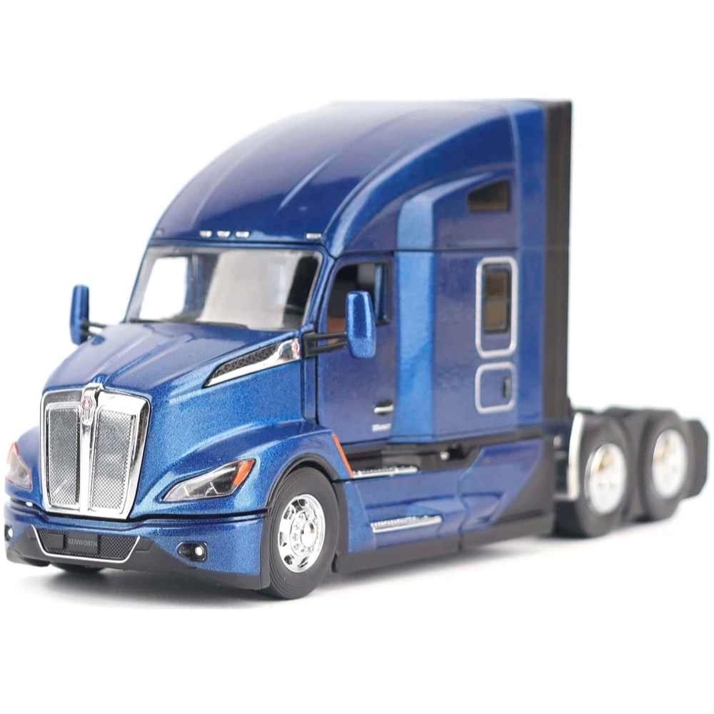 Kenworth T680 Next Gen 76' High Roof Sleeper Cab Tandem Tractor - Deep Blue