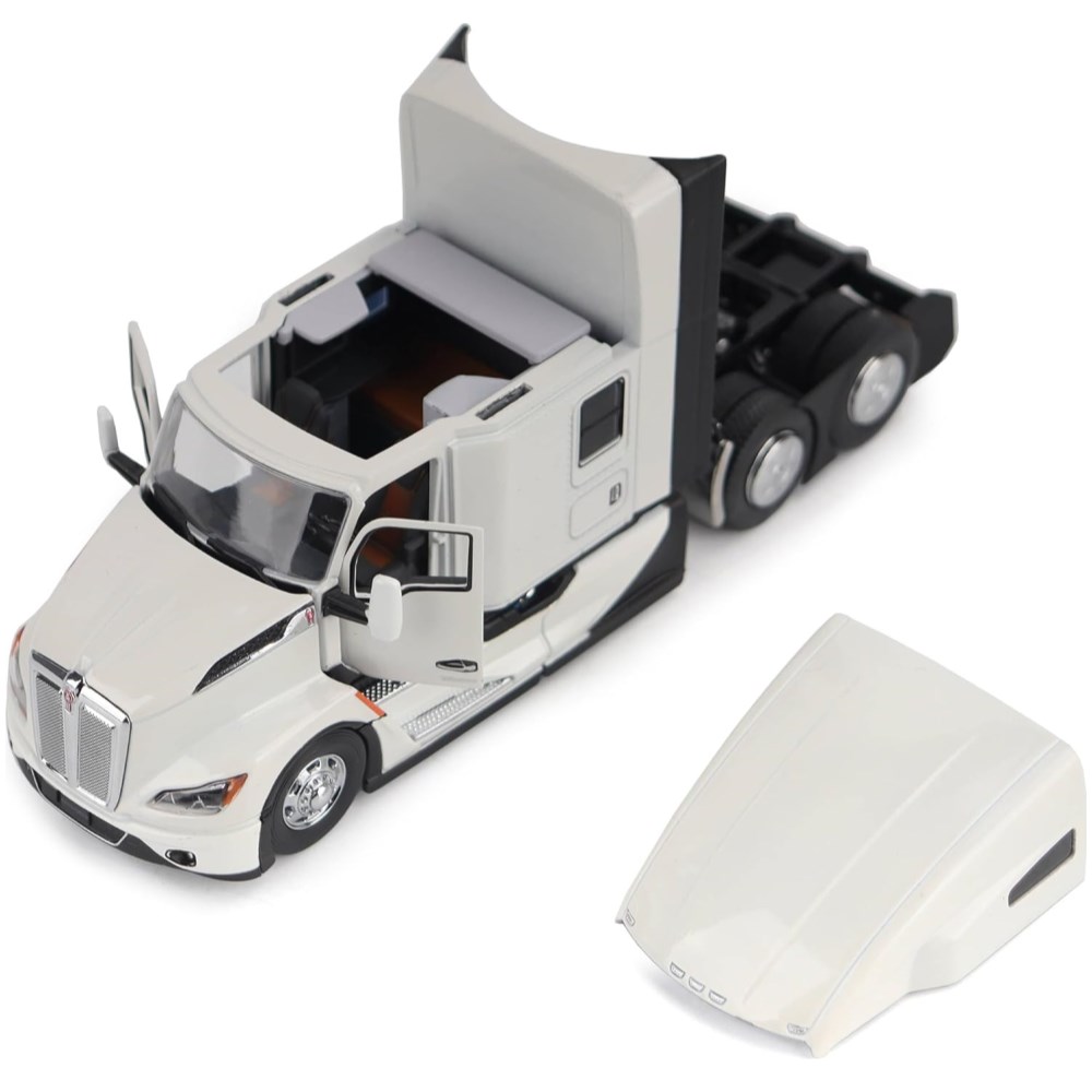Kenworth T680 Next Gen 76' High Roof Sleeper Cab Tandem Tractor - White - Image 3