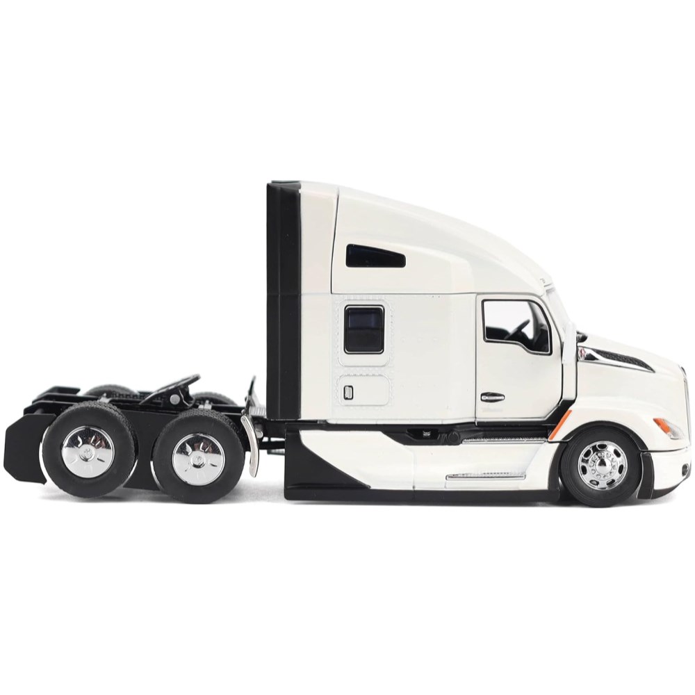 Kenworth T680 Next Gen 76' High Roof Sleeper Cab Tandem Tractor - White - Image 4