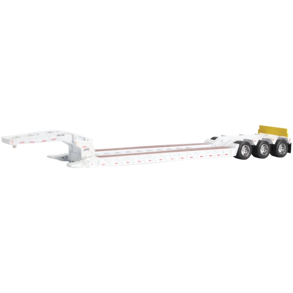 Trail King TK120 Hydraulic Detachable Gooseneck Lowboy Trailer - White Regular