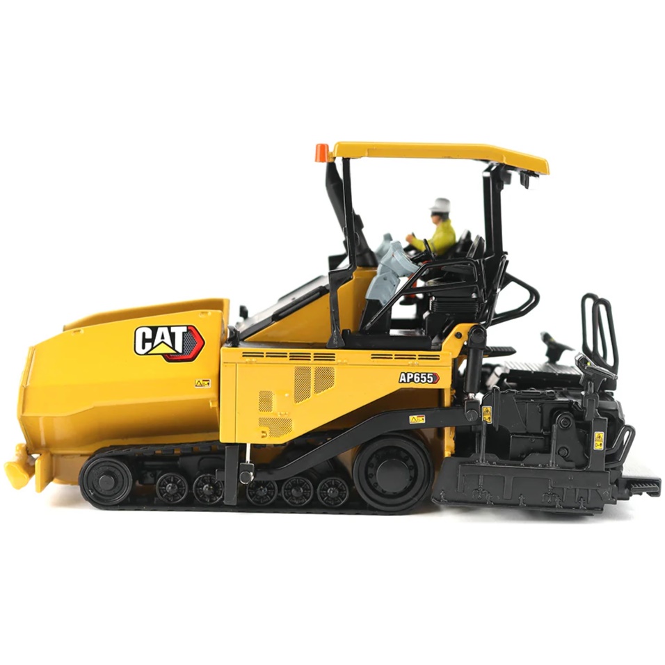 CAT AP655F Asphalt Paver Modern Hex Logo - Image 3