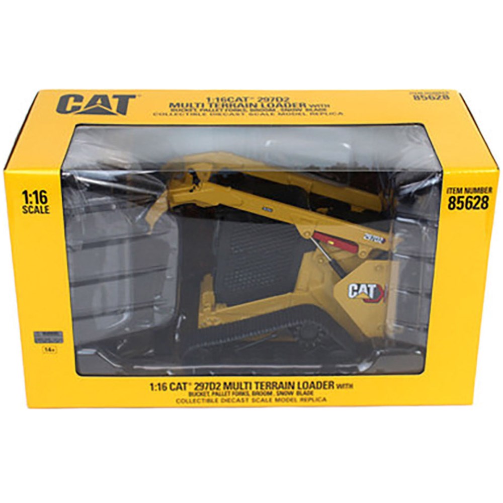 CAT 297D2 Multi Terrain Loader Snow Blade - Yellow - Image 2