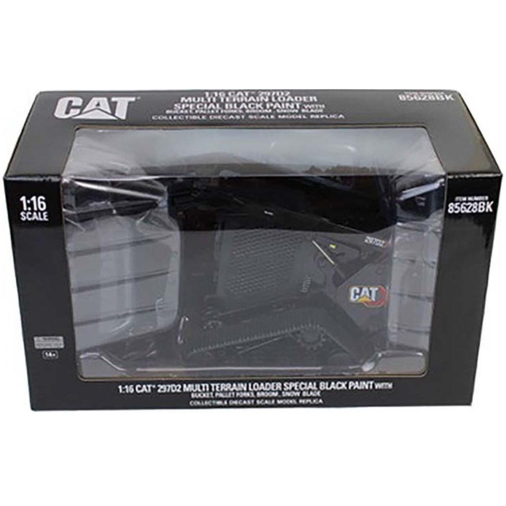 CAT 297D2 Multi Terrain Loader Snow Blade - Black - Image 1