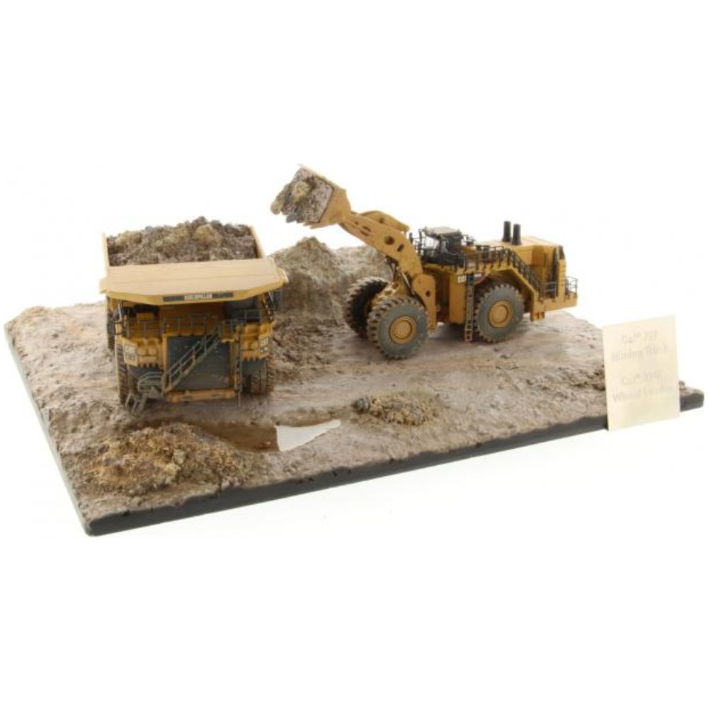 CAT 994K Wheel Loader and CAT 797 Mining Truck - Weathered Series - Image 2