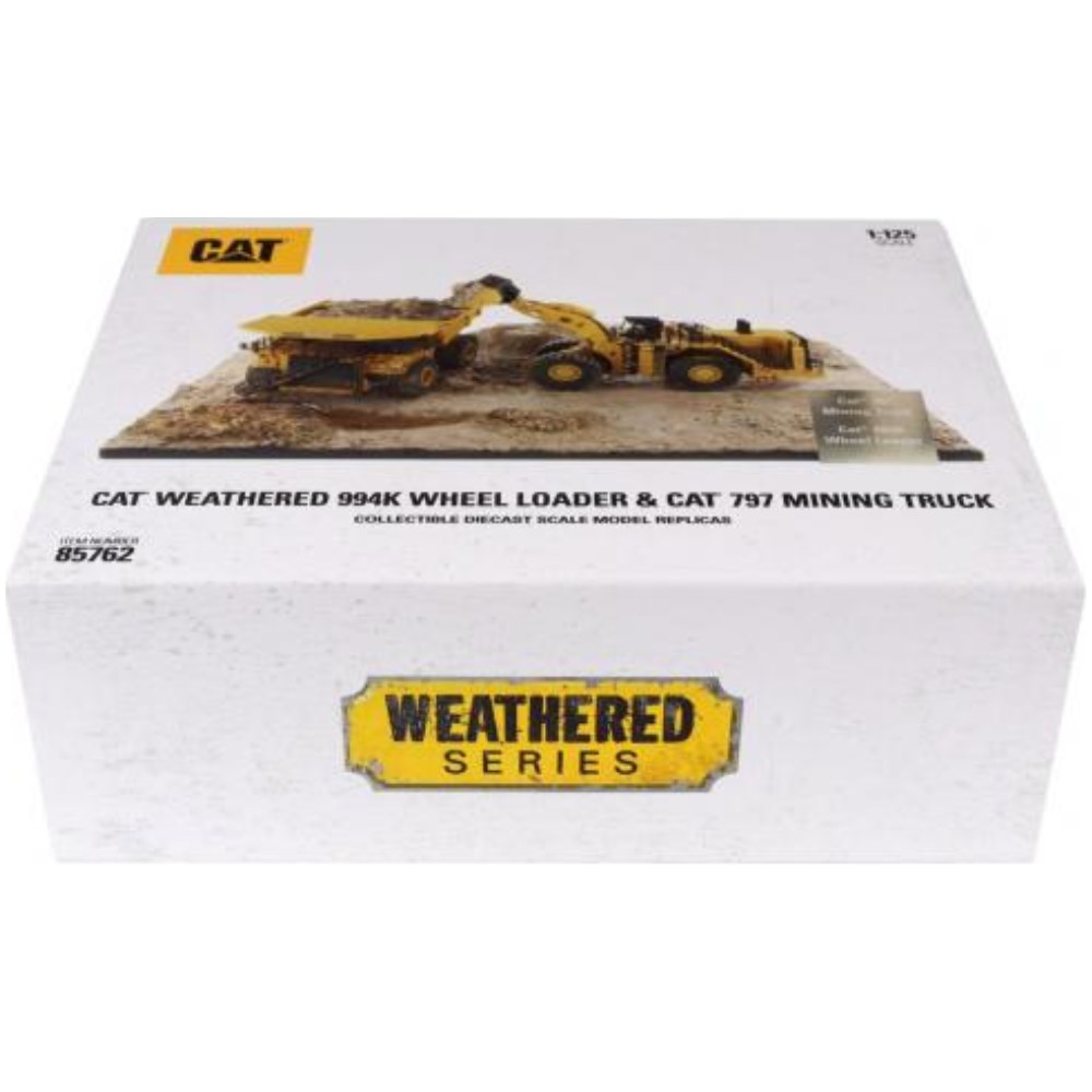 CAT 994K Wheel Loader and CAT 797 Mining Truck - Weathered Series - Image 3