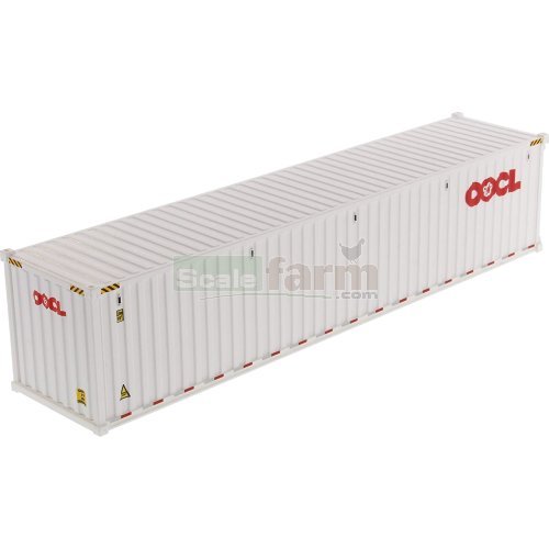 40' Dry Goods Sea Container - OOCL (White)