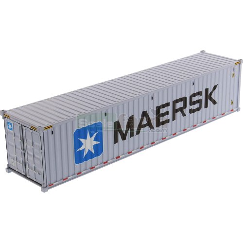 40' Dry Goods Sea Container - Maersk (Grey)