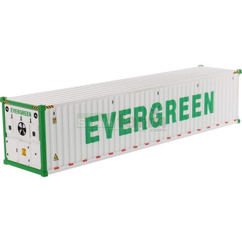 40' Refrigerated Sea Container - Evergreen (White)