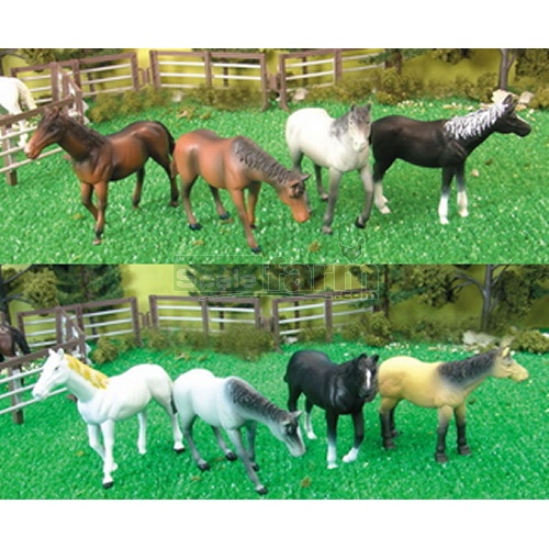 Set Of Eight Horses