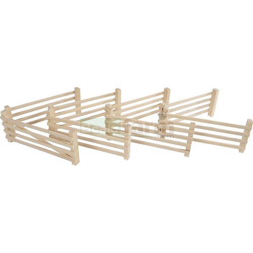 Wooden Fences (Pack of 8)
