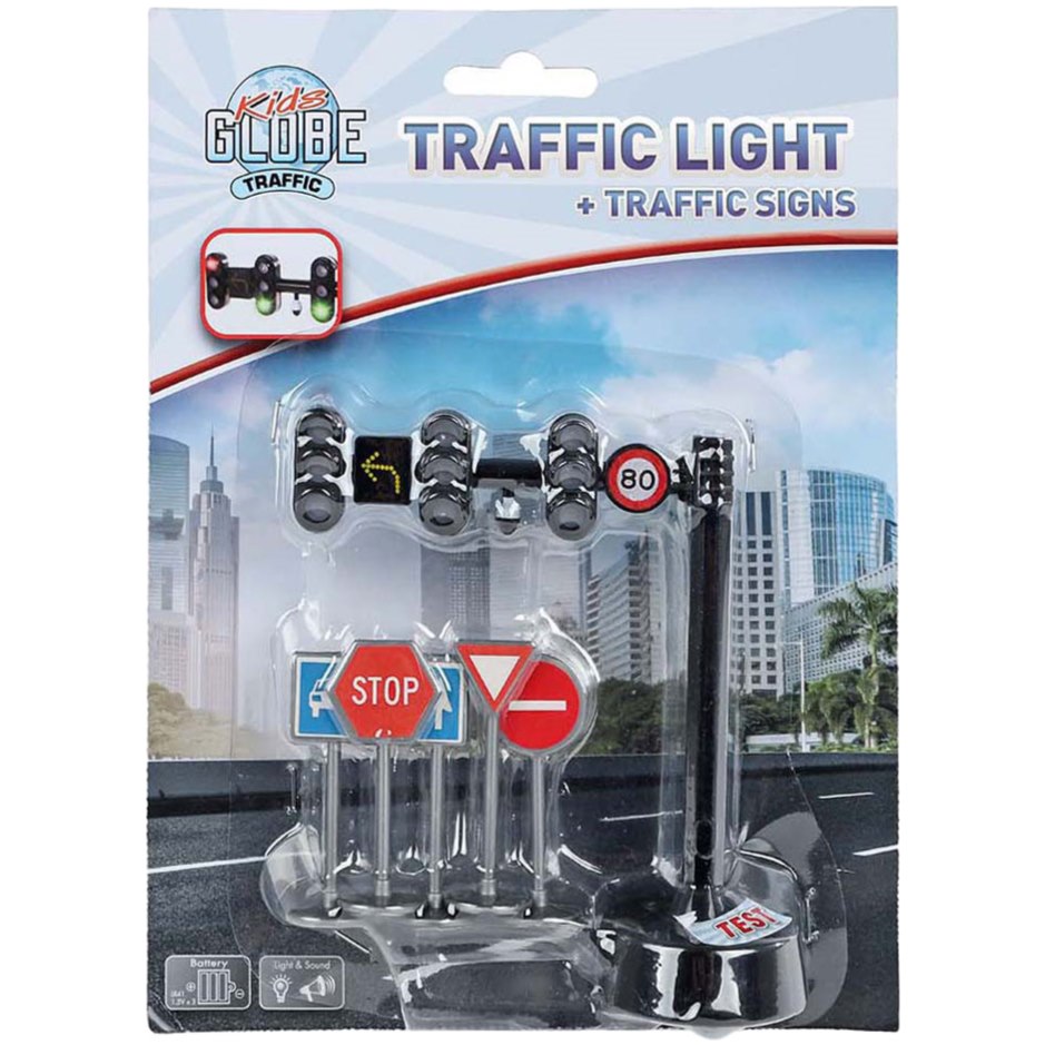 Traffic Lights and Traffic Signs Playset - Image 1
