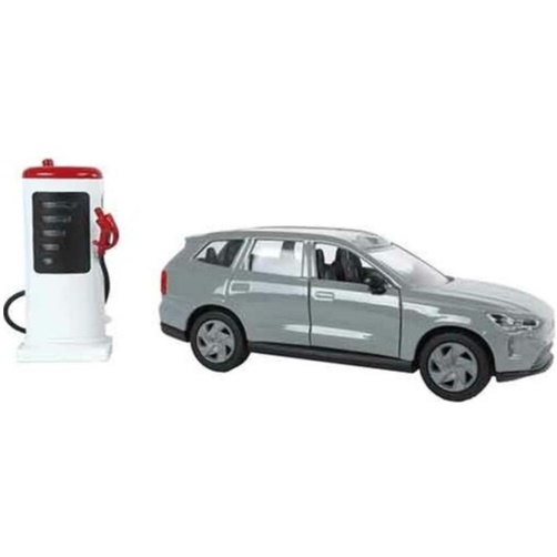 Volvo EV Car with Charging Station