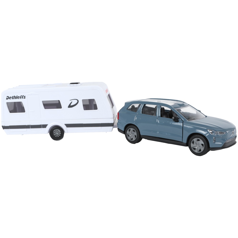 Volvo EX90 with Dethleffs Caravan