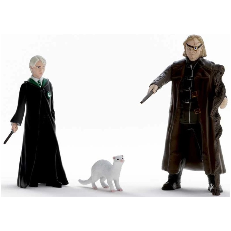 Mad-Eye Moody and Draco Malfoy with Ferret