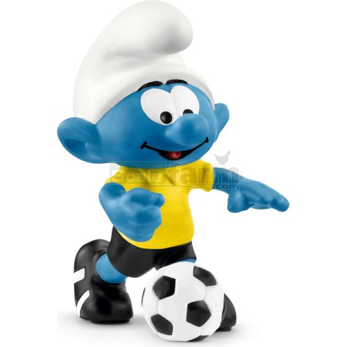 Football Smurf with Ball