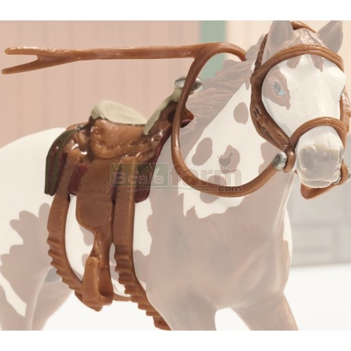 Bridle Toy Figure Schleich 42122 North America Western Saddle