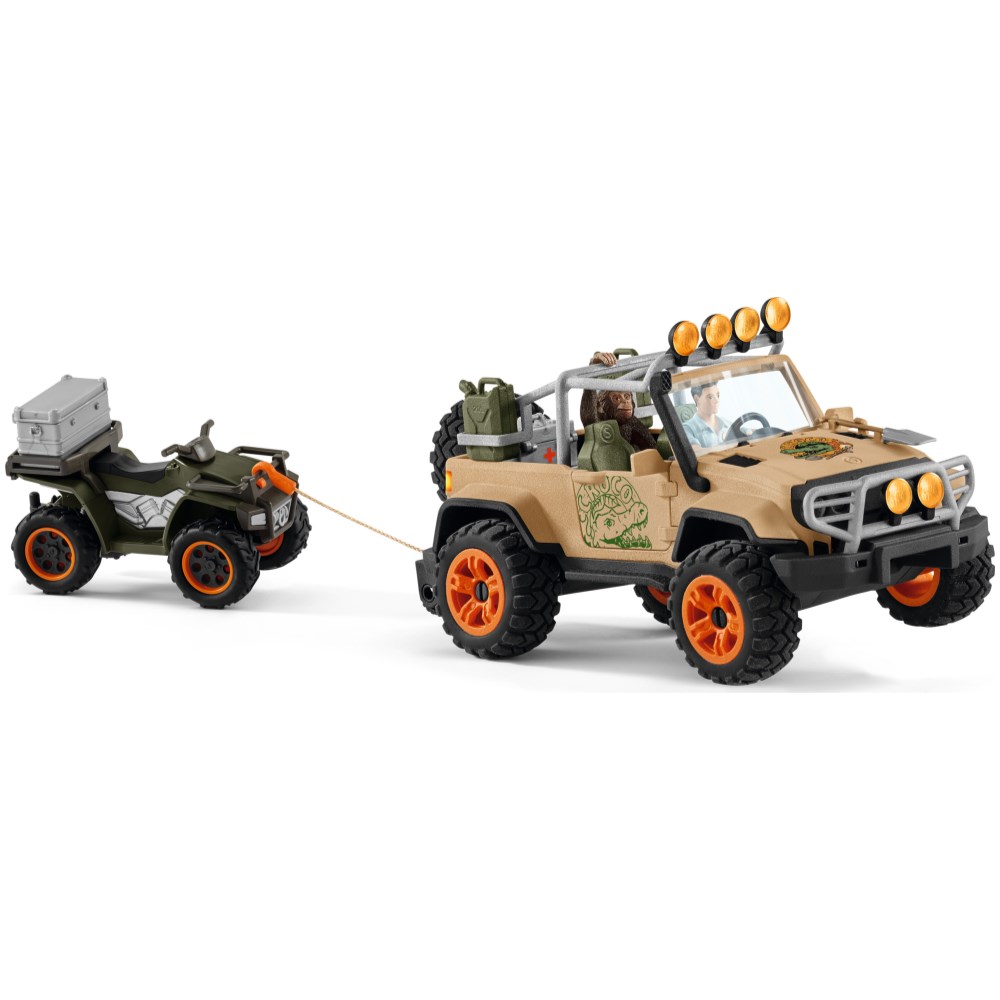 Jungle Rescue 4x4 Vehicle, Ranger, Chimpanzee and Accessories - Image 4