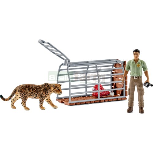 Trap with Bait, Ranger and Leopard Set