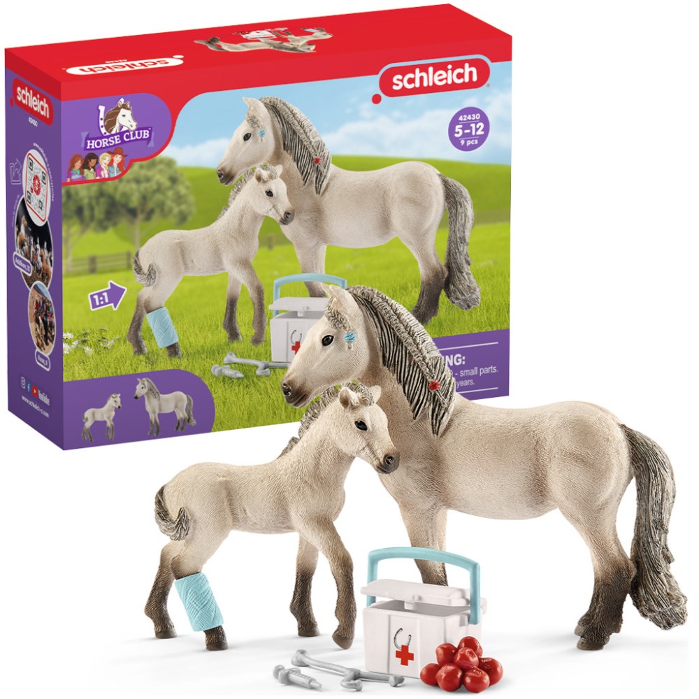 Horse, Foal and First Aid Kit Set (Hannah - Horse Club) - Image 1