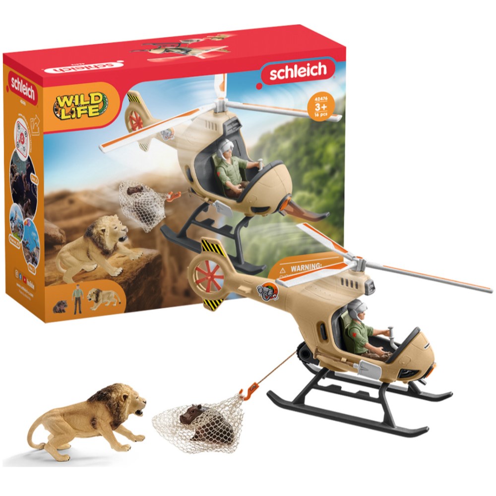 Animal Rescue Helicopter Play Set - Image 1