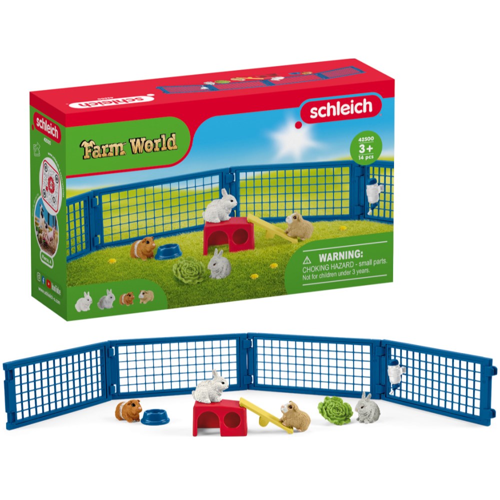 Rabbit and Guinea Pig Hutch Set - Image 1