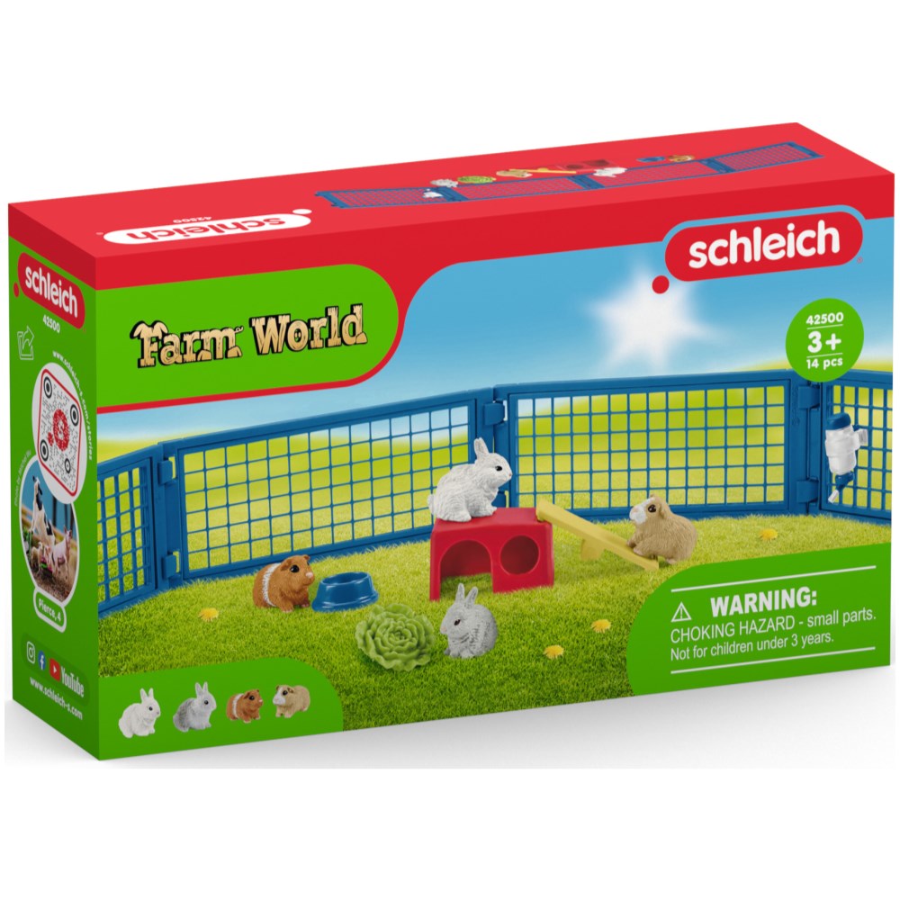 Rabbit and Guinea Pig Hutch Set - Image 2