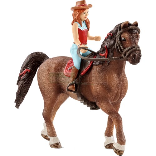 Hannah &amp; Cayenne Horse and Rider Set