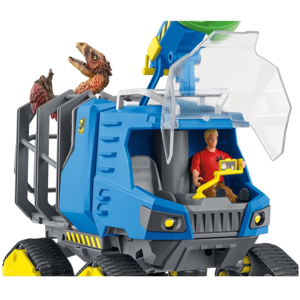 Dino Rescue Tracked Vehicle with Tornado Gun and Dakotaraptor - Image 2