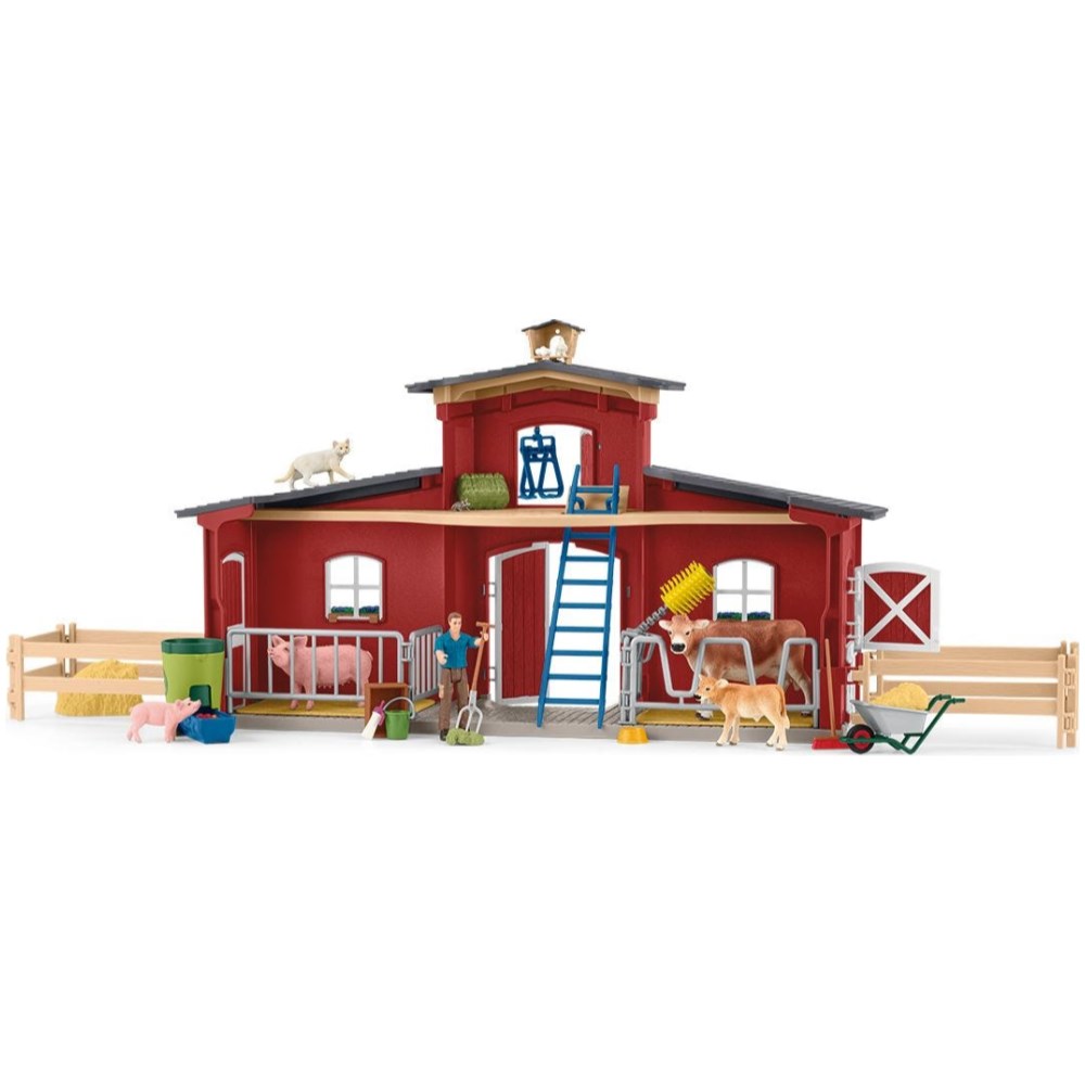 Red Barn with Animals and Accessories - Image 2