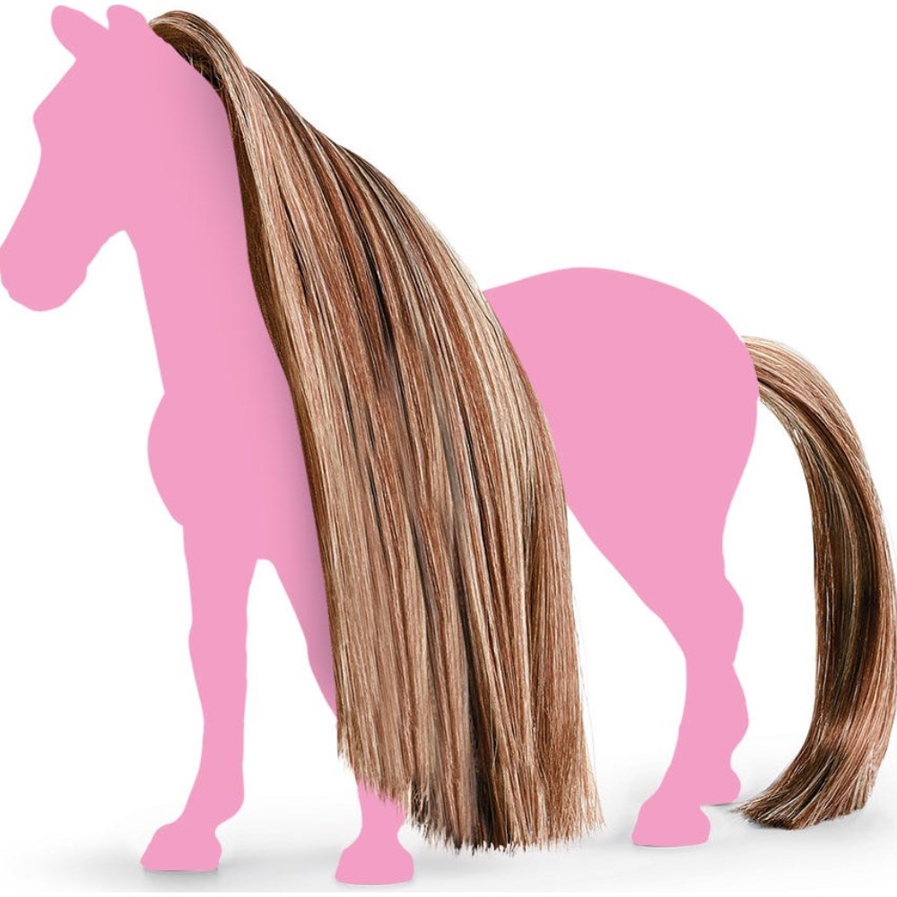 Hair Beauty Mane and Tail - Brown/Gold