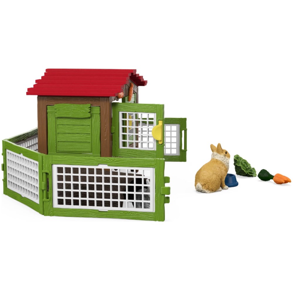 Rabbit Hutch with 3 Rabbits - Image 3