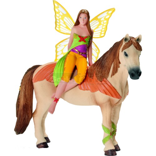 Sanjeela Butterfly Elf on Horse