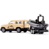 Preview Land Rover Defender Safari with Boat and Trailer - Image 3