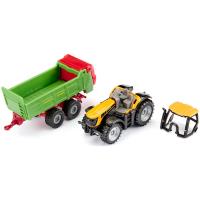 Preview JCB Tractor with Strautmann Universal Spreader - Image 1