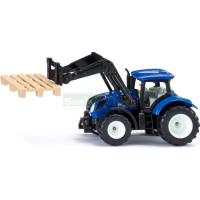 Preview New Holland Tractor with Pallet Fork and Pallet