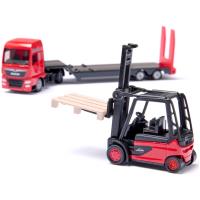 Preview MAN Truck with Low Loader and Linde Fork Lift - Image 3